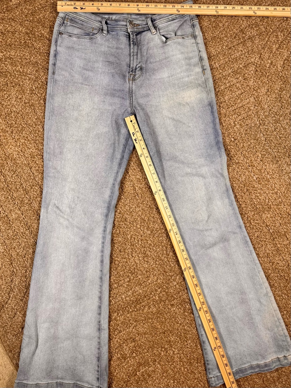The Savannah" High Rise Flare Jeans Size 10/30 - Vintage Luxe